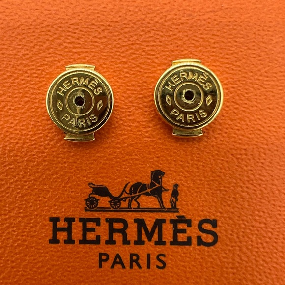 Authentic Hermes Mini Pop H earrings - Picture 6 of 15